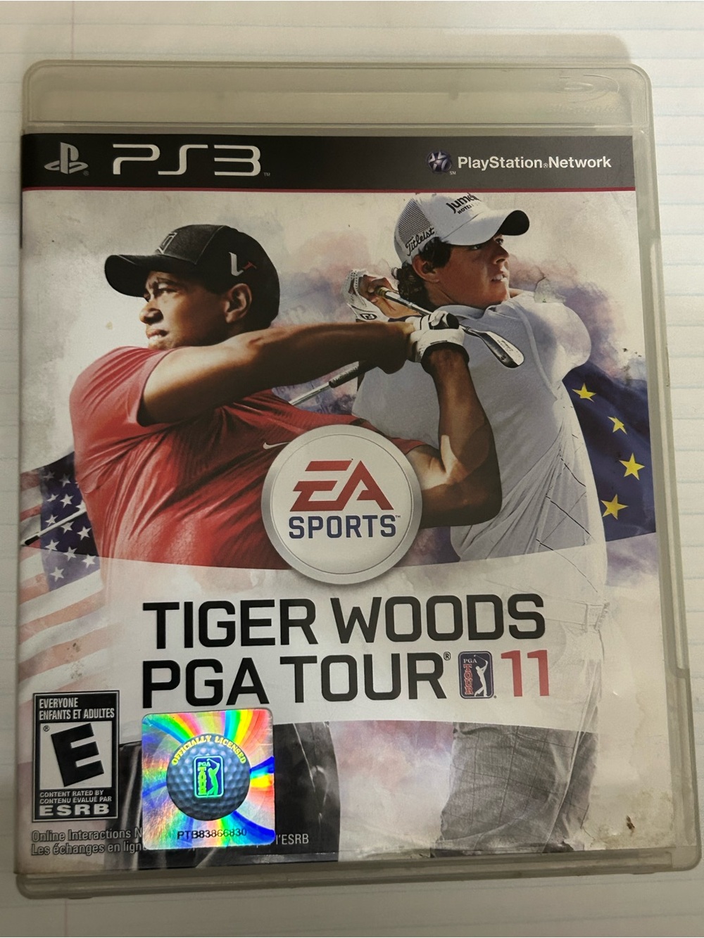 Tiger Woods PGA Tour 11 - PS3 (White, Red)